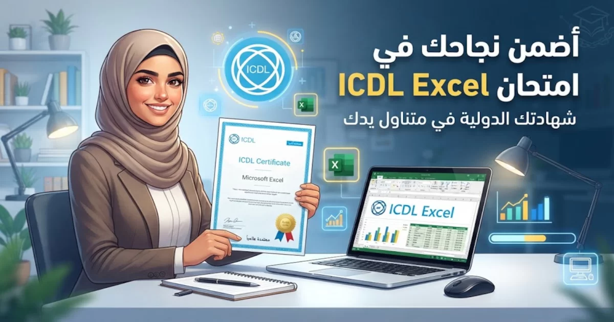 أسئلة أمتحانات ICDL - Microsoft Excel.webp