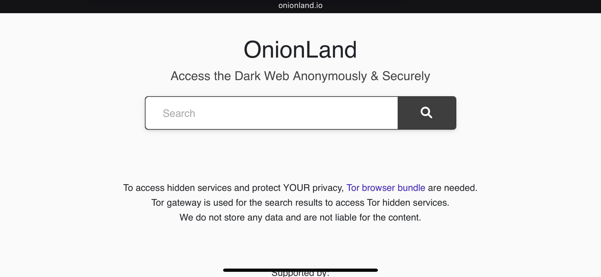 أداة بتشتغل في تحقيقات أمنية أو لو مهتم بالـ Dark Web