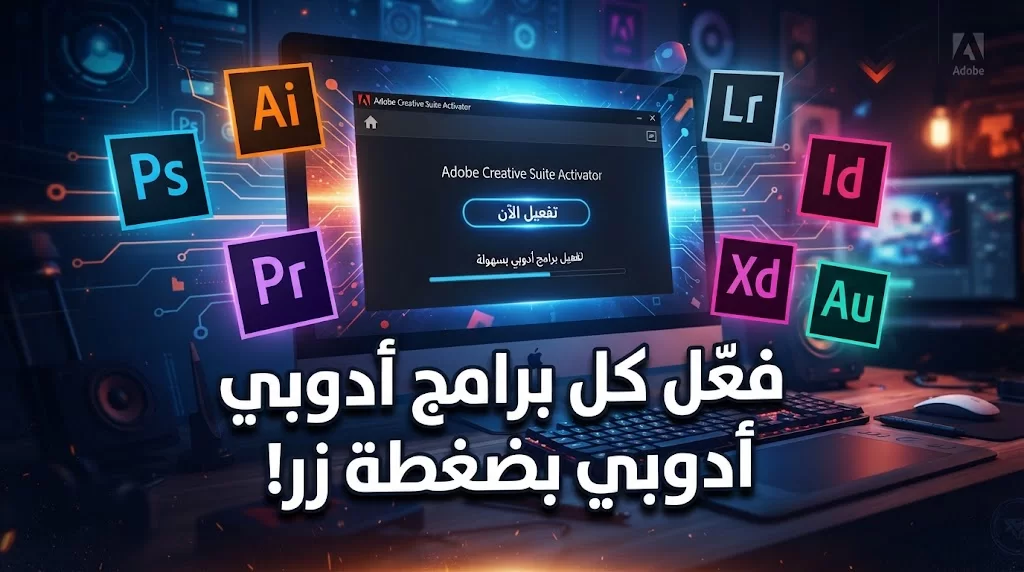 أداة مجانية وآمنة لتفعيل جميع برامج أدوبى Adobe.webp