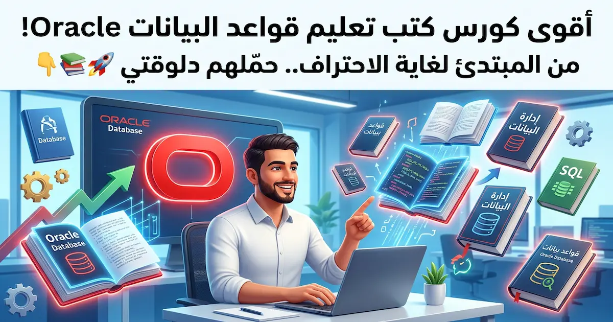 مجموعة من أفضل الكتب لتعليم قواعد البيانات Oracle.webp