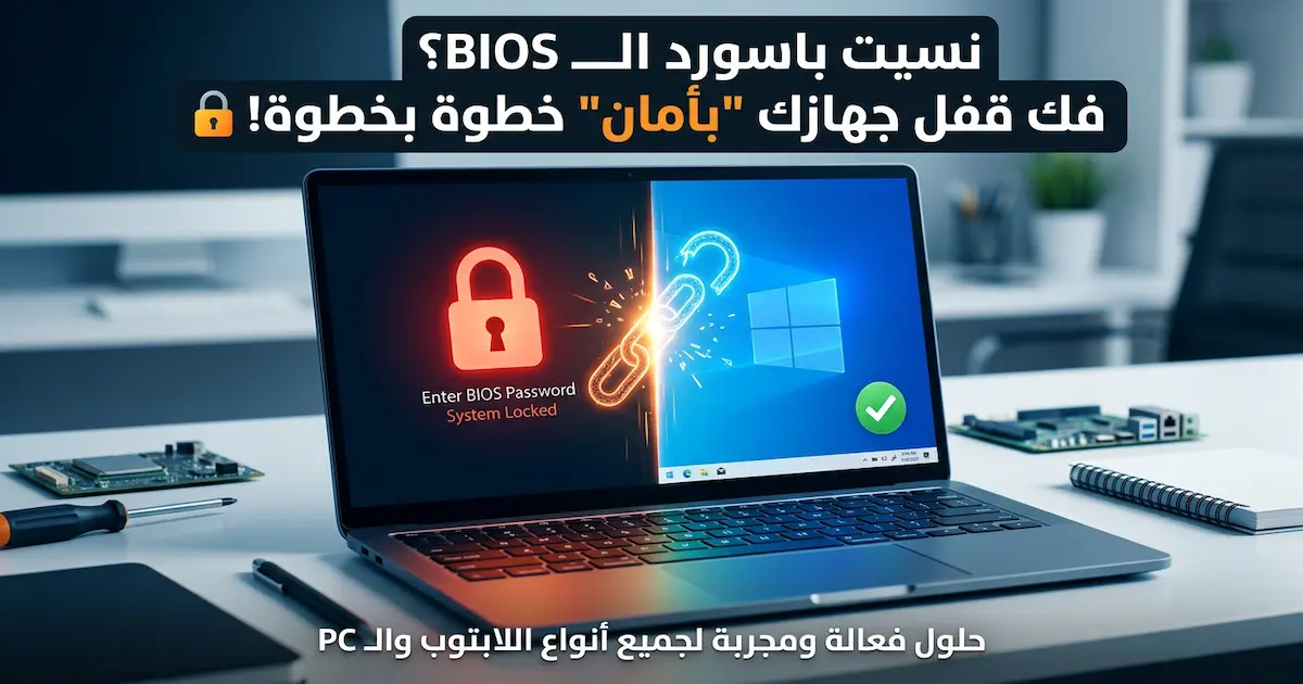 حل مشكلة BIOS Password وفك قفل الجهاز