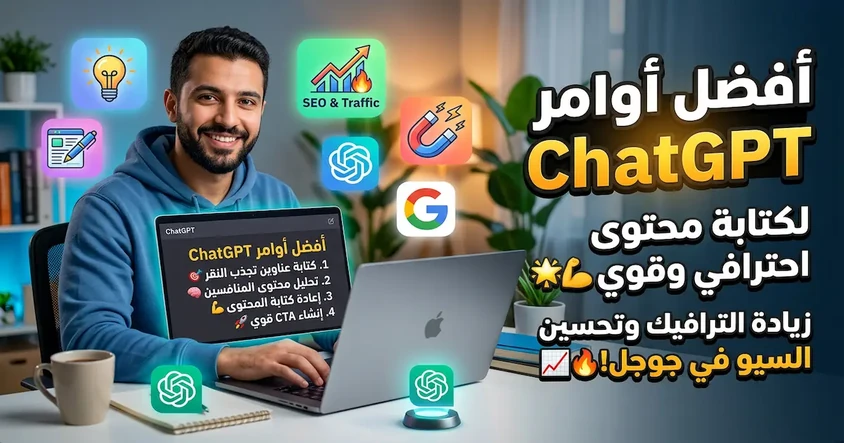 أفضل أوامر ChatGPT لكتابة محتوى احترافي