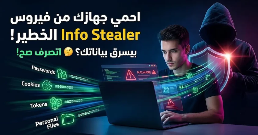 احمي جهازك من فيروس Info Stealer الخطير