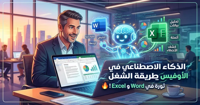 الذكاء الاصطناعي في الأوفيس يغير طريقة الشغل