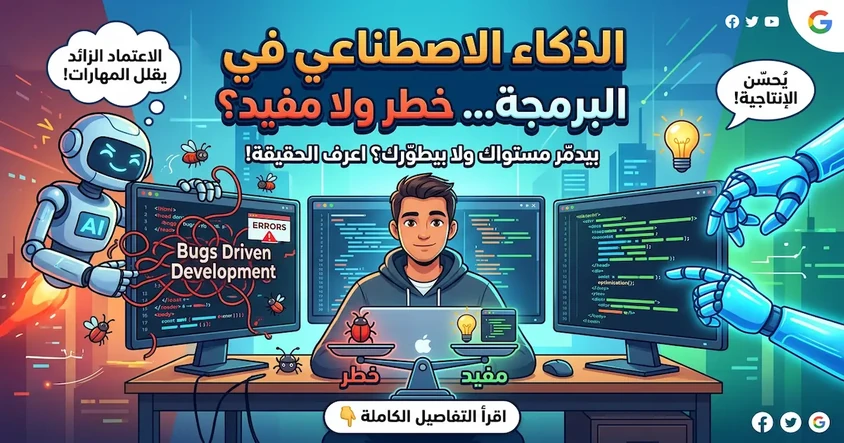 الذكاء الاصطناعي في البرمجة خطر أم مفيد ؟