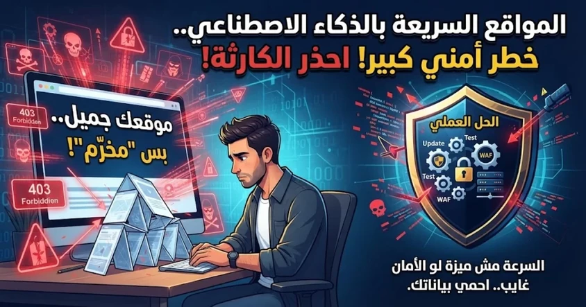 المواقع السريعة بالذكاء الاصطناعي خطر أمني كبير!