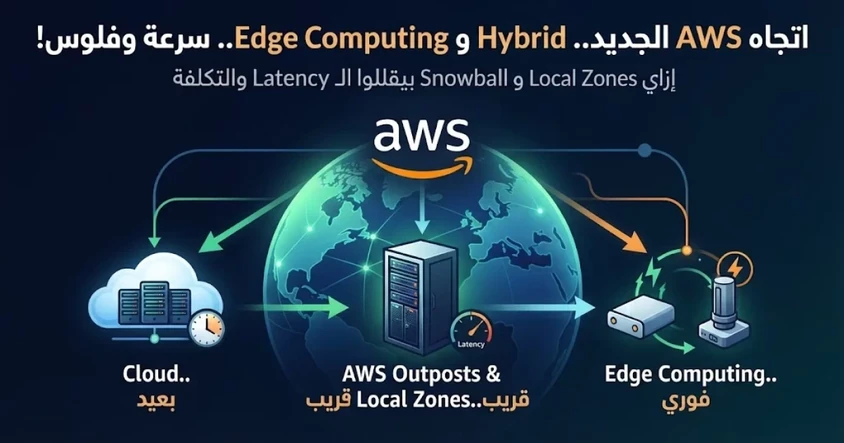 اتجاه AWS الجديد: Hybrid و Edge Computing