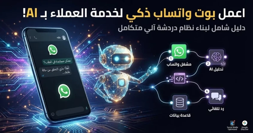 بوت واتساب بالذكاء الاصطناعي لخدمة العملاء