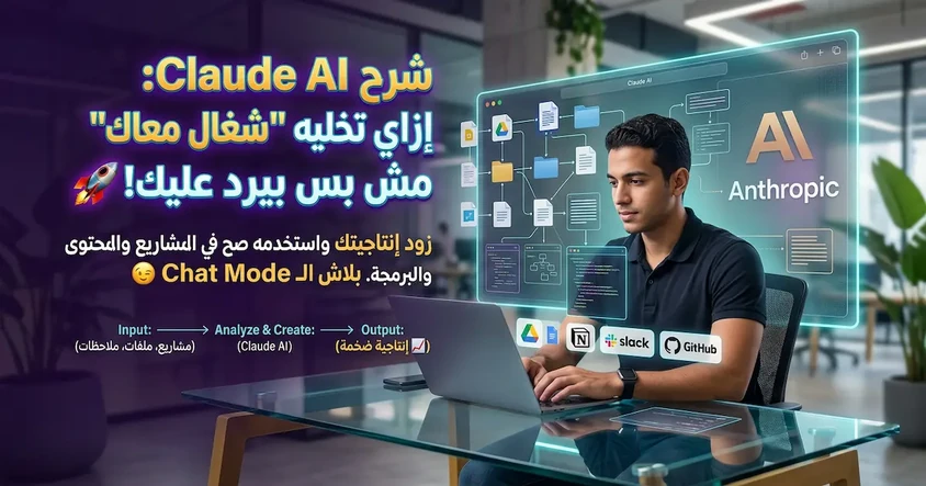 Claude AI شرح استخدامه لزيادة الإنتاجية
