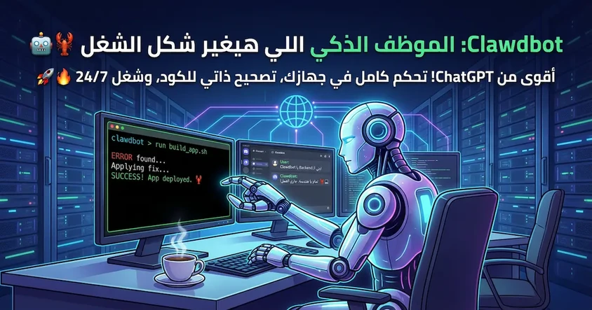 Clawdbot أداة AI تتحكم في جهازك وتضاعف إنتاجيتك