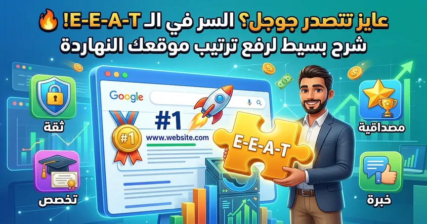 E-E-A-T SEO شرح بسيط لرفع ترتيب موقعك اليوم!!