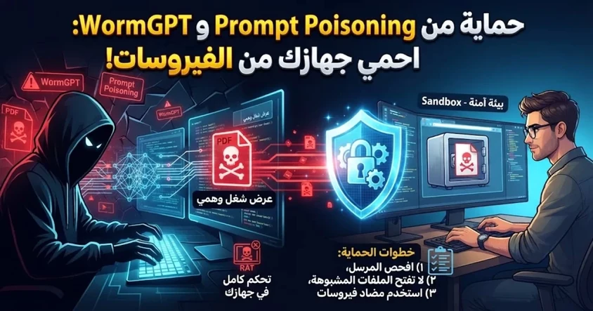 حماية من Prompt Poisoning وWormGPT الآن!