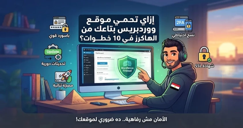 حماية موقع ووردبريس من الهجمات السيبرانية