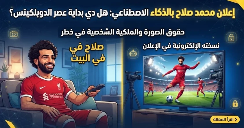 إعلان محمد صلاح اتعمل بالذكاء الاصطناعي!