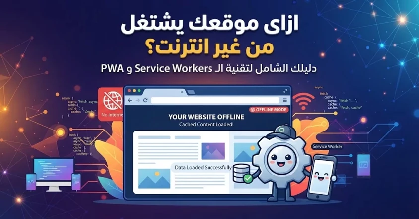 إزاي المواقع بتشتغل من غير إنترنت ؟