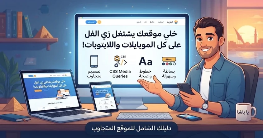 خلي موقعك مريح وسريع على كل الأجهزة