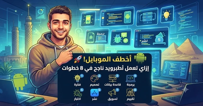 خطوات بناء تطبيق أندرويد ناجح من الفكرة إلى التسويق