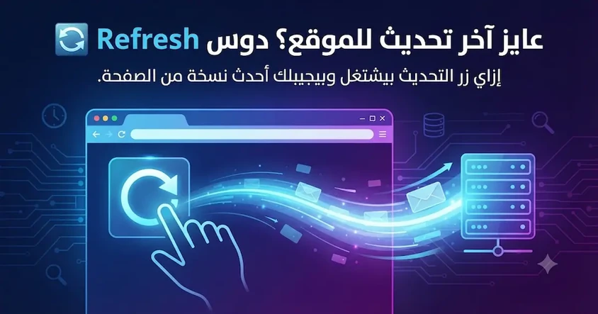 كل ما تريد معرفته عن زر Refresh في المتصفح