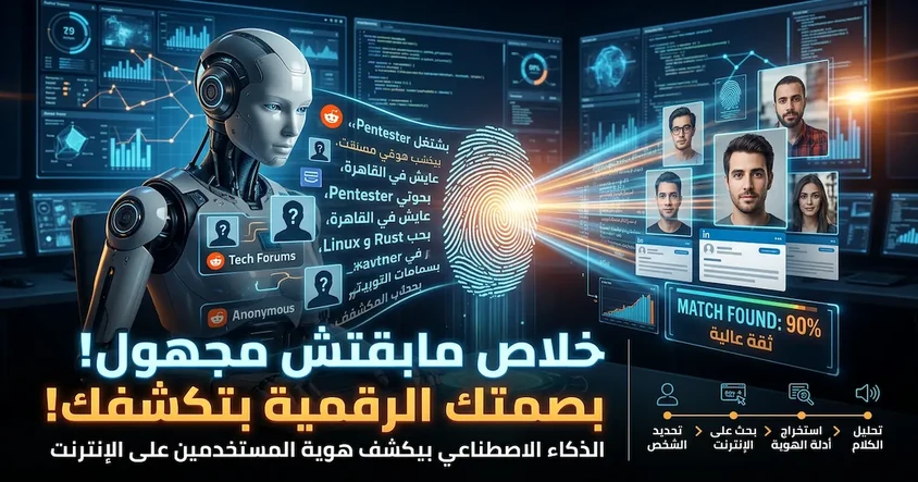 كشف هوية المستخدمين بالذكاء الاصطناعي