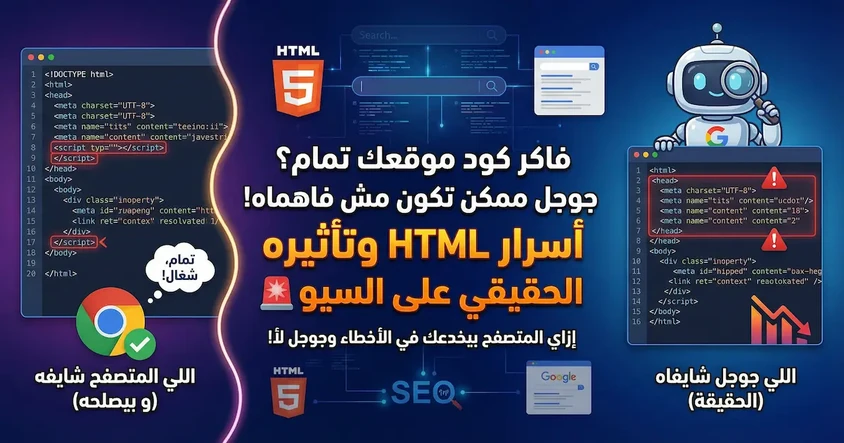كيف تفهم جوجل كود HTML وتأثيره على السيو