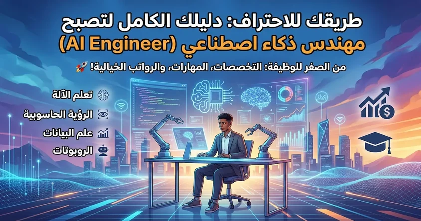 كيف تصبح مهندس ذكاء اصطناعي محترف في 2026