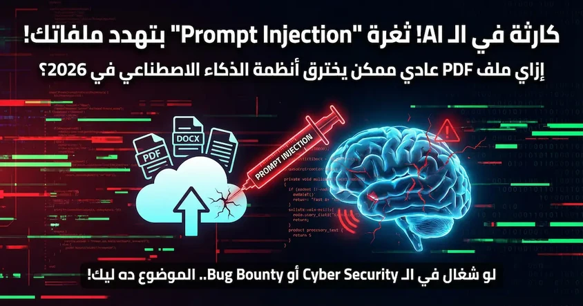 Prompt Injection في رفع الملفات بالذكاء