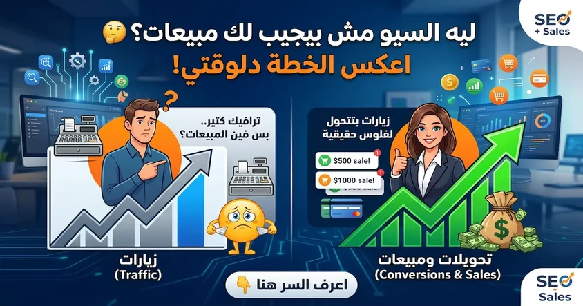 SEO وتحويلات: سر زيادة المبيعات من موقعك
