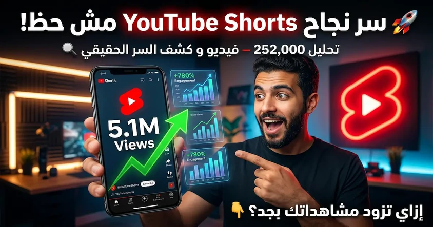 سر نجاح YouTube Shorts وزيادة المشاهدات