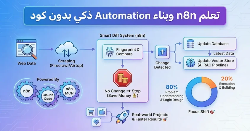 تعلم n8n وبناء Automation ذكي بدون كود