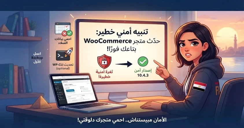تحديث أمني خطير في WooCommerce الآن فورًا هام