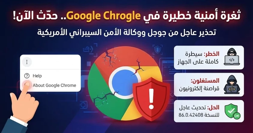 ثغرة أمنية خطيرة في "جوجل كروم"Google Chrome