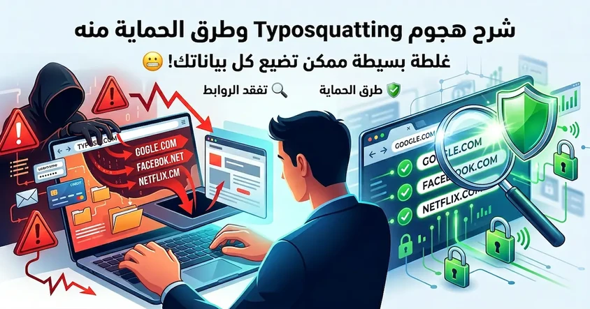 Typosquatting شرح الهجوم وطرق الحماية منه