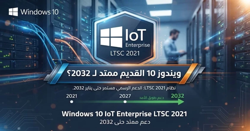 Windows 10 IoT LTSC 2021: دعم حتى 2032