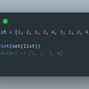 كيفية أزالة العناصر المتكررة في الـ Array عن طريق Python
