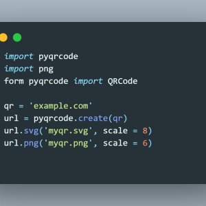 كيفية توليد رمز QRCode عن طريق لغة Python
