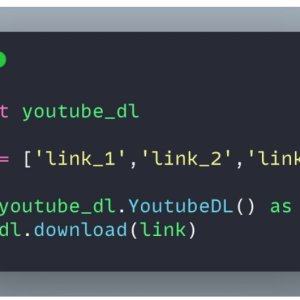 تحميل الفيديوهات من اليوتيوب عن طريق كود بايثون