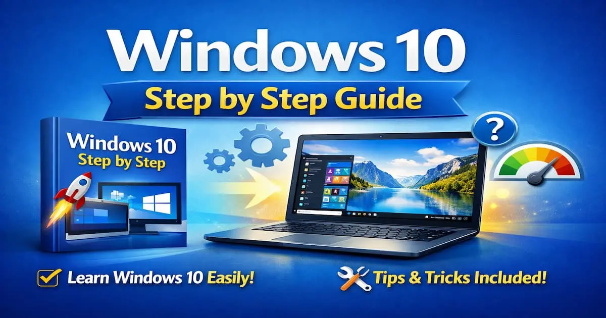 Windows 10 Step By Step Book.webp