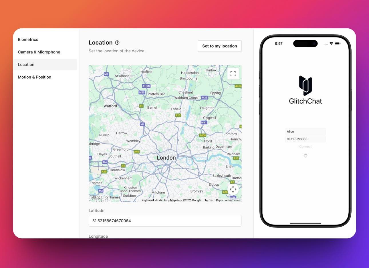 GPS/Location Spoofing