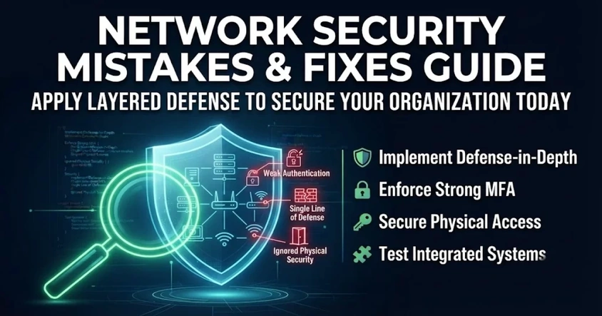 Network Security Mistakes & Fixes Guide Today
