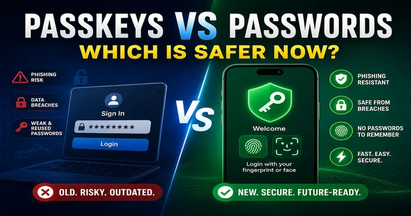 Passkeys vs Passwords: Which Is Safer Now