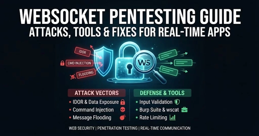 WebSocket Pentesting Guide: Attacks, Tools & Fixes