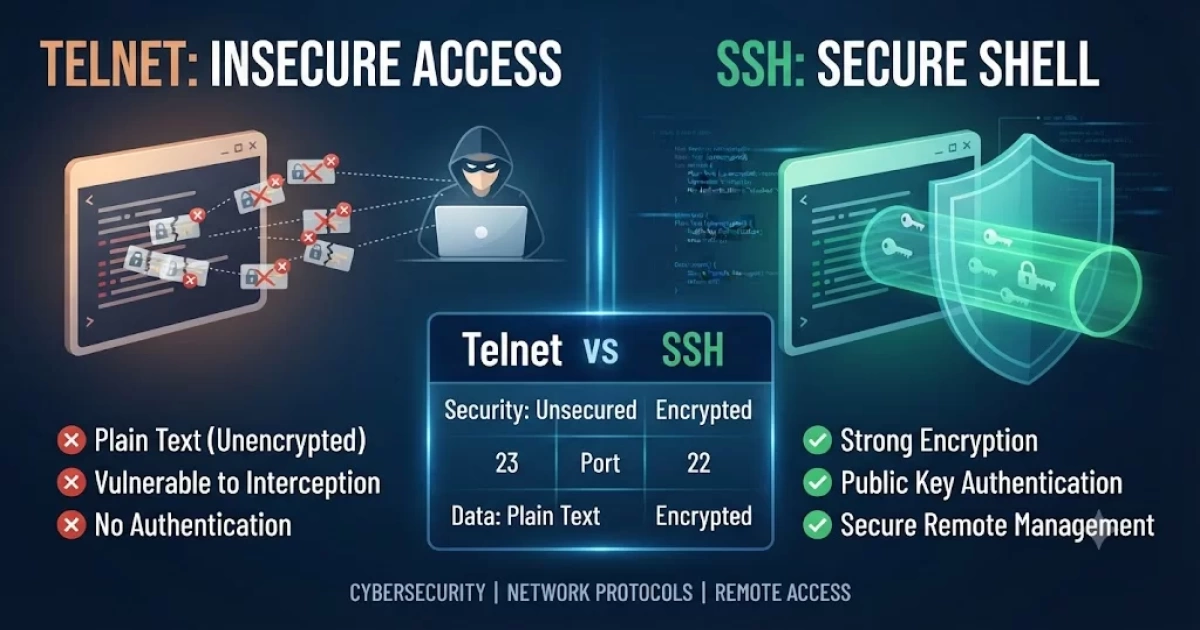 Telnet vs SSH: Key Differences & Best Use Cases
