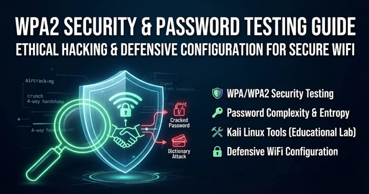 WPA2 Security and Password Testing Guide
