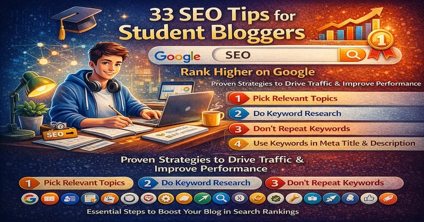 33 Best SEO Tips for Student Blogs