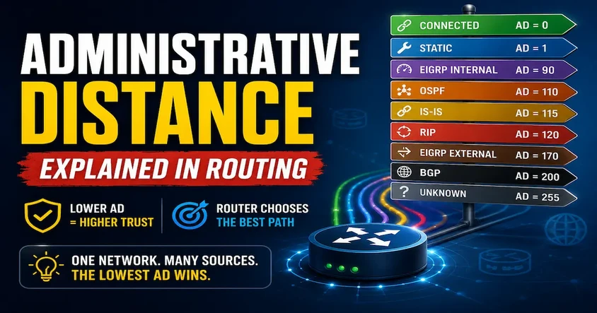 Administrative Distance Explained in Routing