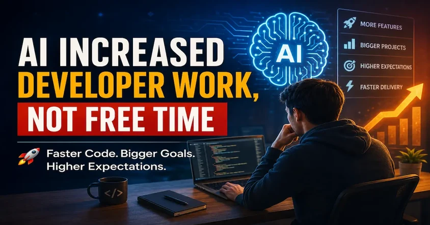 AI Increased Developer Work, Not Free Time