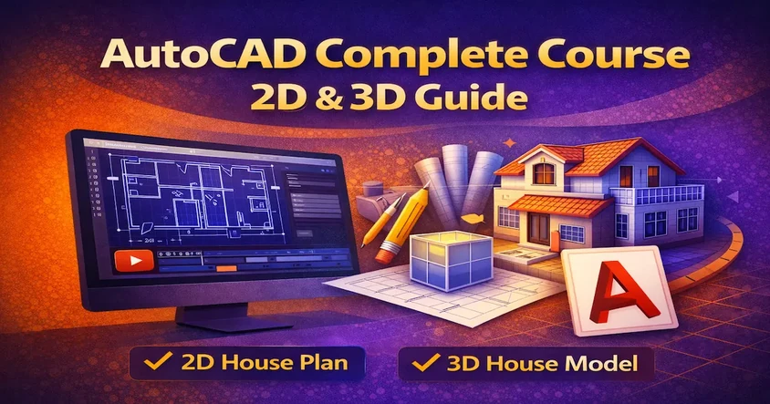 AutoCAD Complete Course 2D & 3D Guide