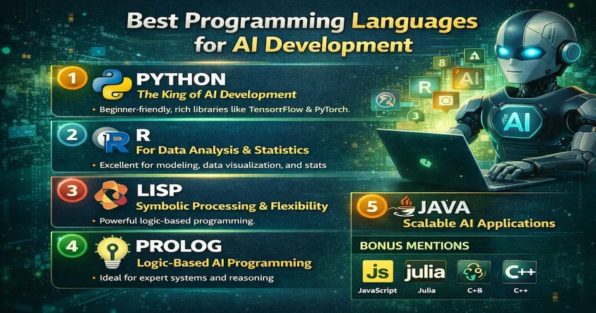 Best Programming Languages for AI Development