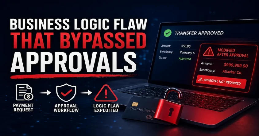 Business Logic Flaw That Bypassed Approvals
