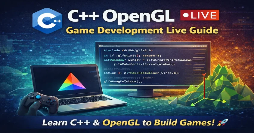 C++ OpenGL Game Development Live Guide
